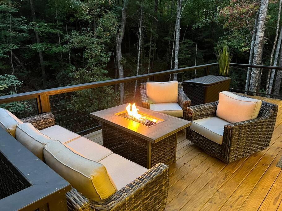 Willa Modern Mountain Getaway With Hot Tub, Fire Pit Sautee Nacoochee Zewnętrze zdjęcie