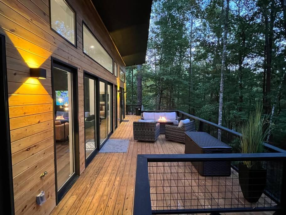 Willa Modern Mountain Getaway With Hot Tub, Fire Pit Sautee Nacoochee Zewnętrze zdjęcie